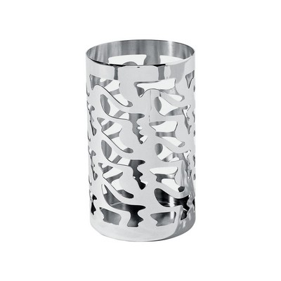 Alessi-Ethno Perforated breadstick holder in 18/10 stainless steel mirror polished